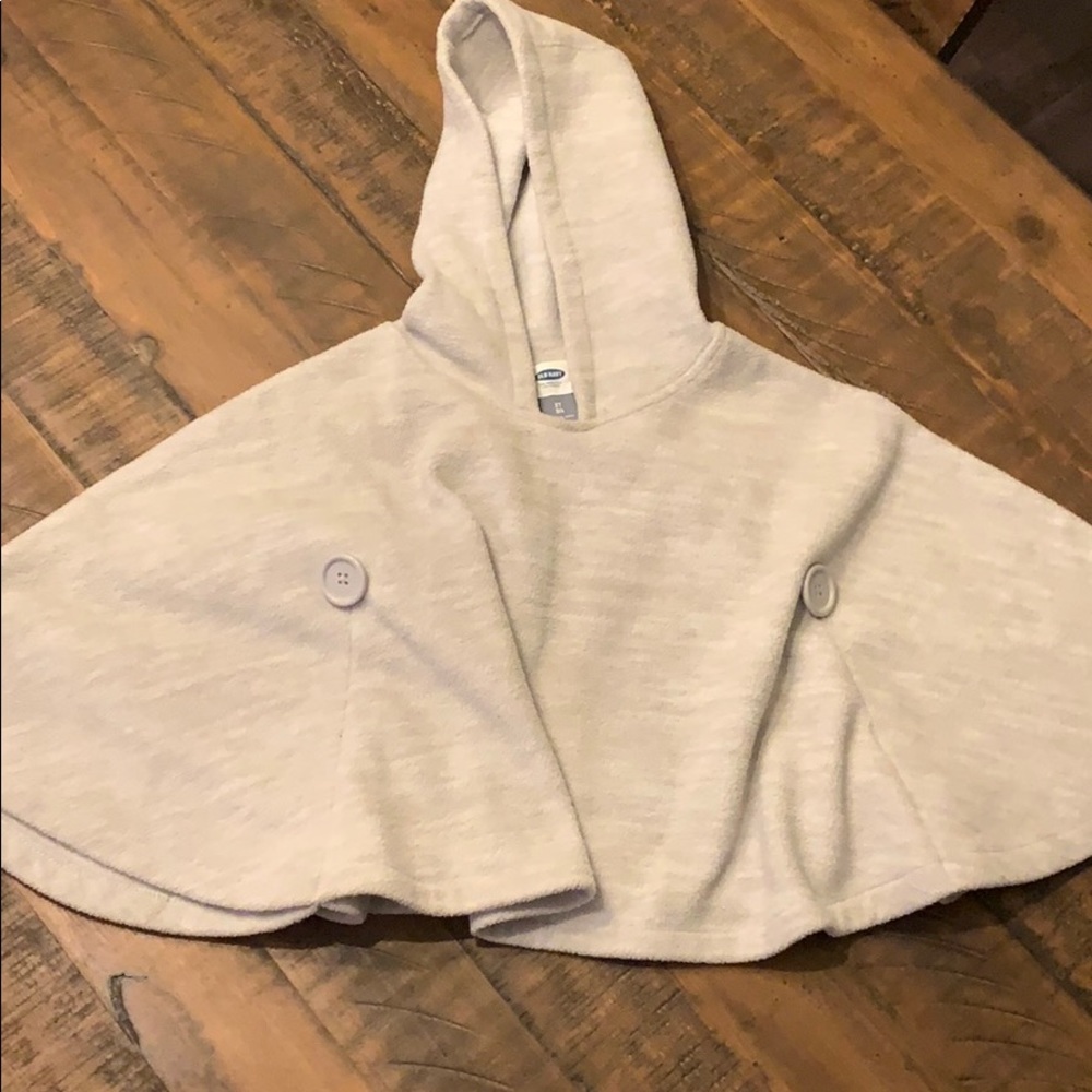 Girls Fleece Poncho